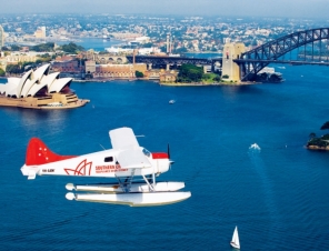 Seaplane over Sydney Harbour